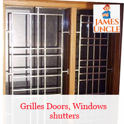 Grilles Doors, Windows shutters Mr. Arif Uddin in Sadhanpur Uludanga